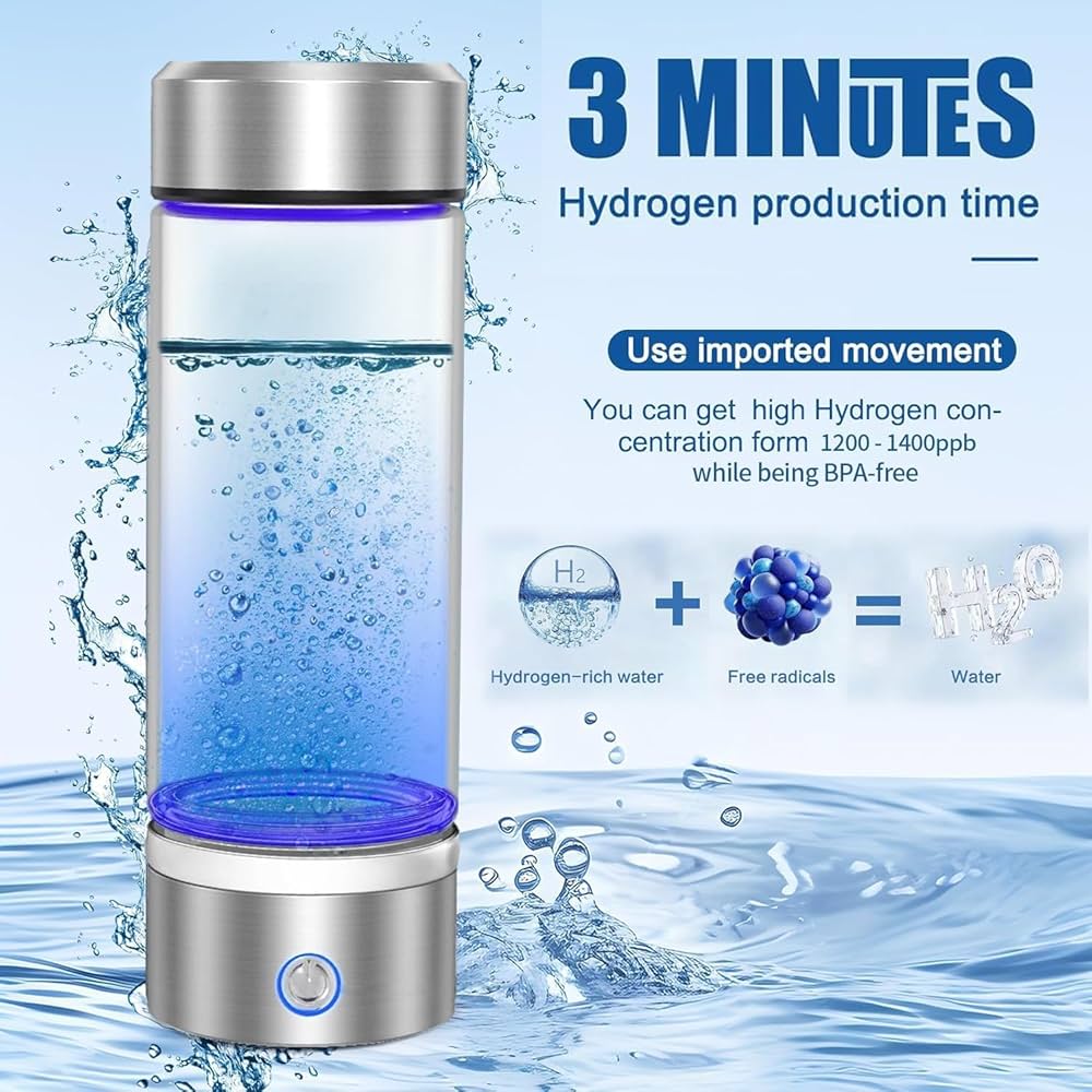 H₂ bottle 🫗💧🫧 Termo Generador de Agua Hidrogenada