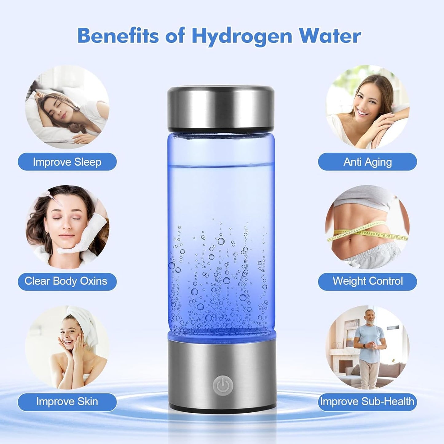 H₂ bottle 🫗💧🫧 Termo Generador de Agua Hidrogenada